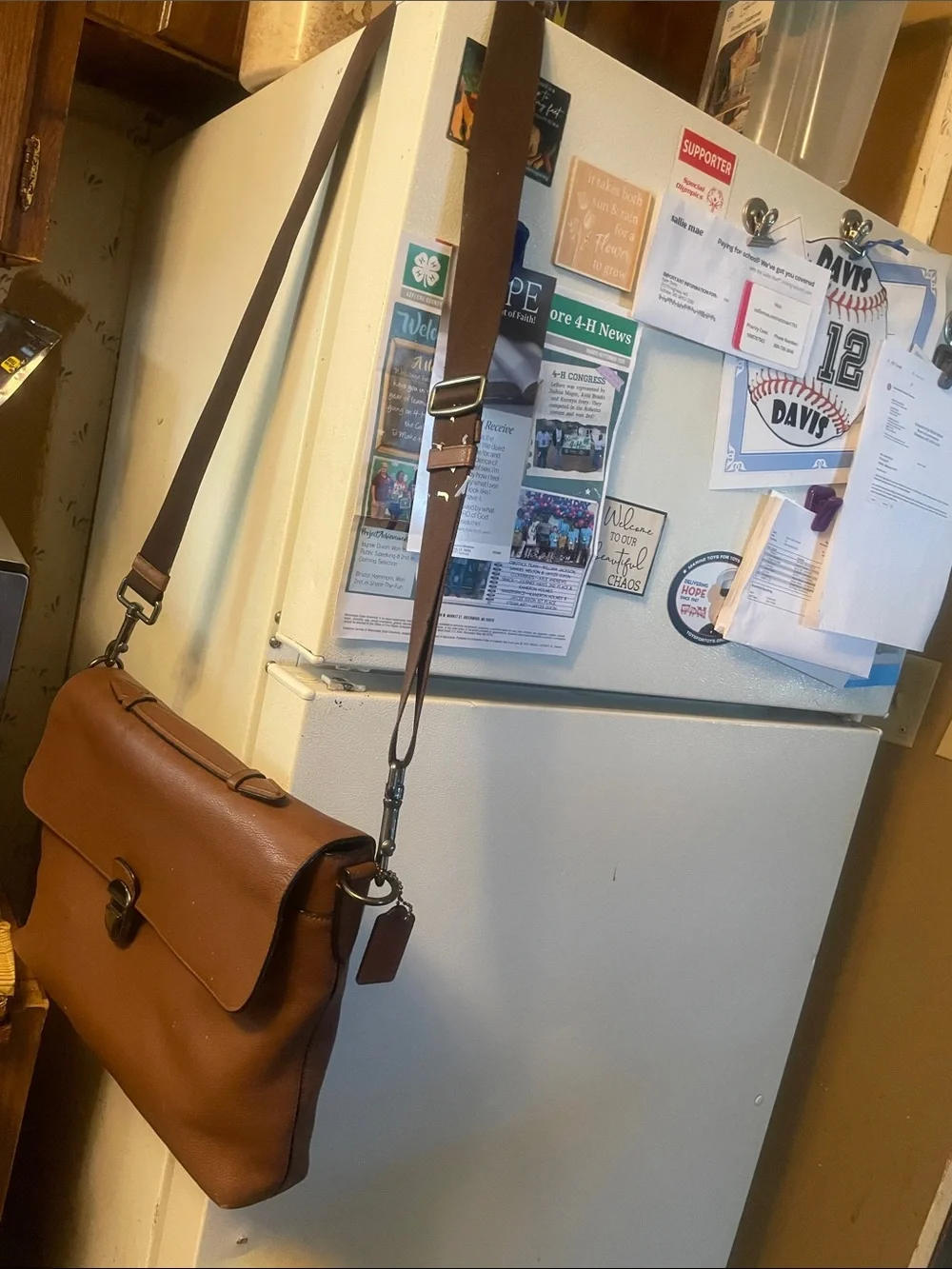 Coach men leather